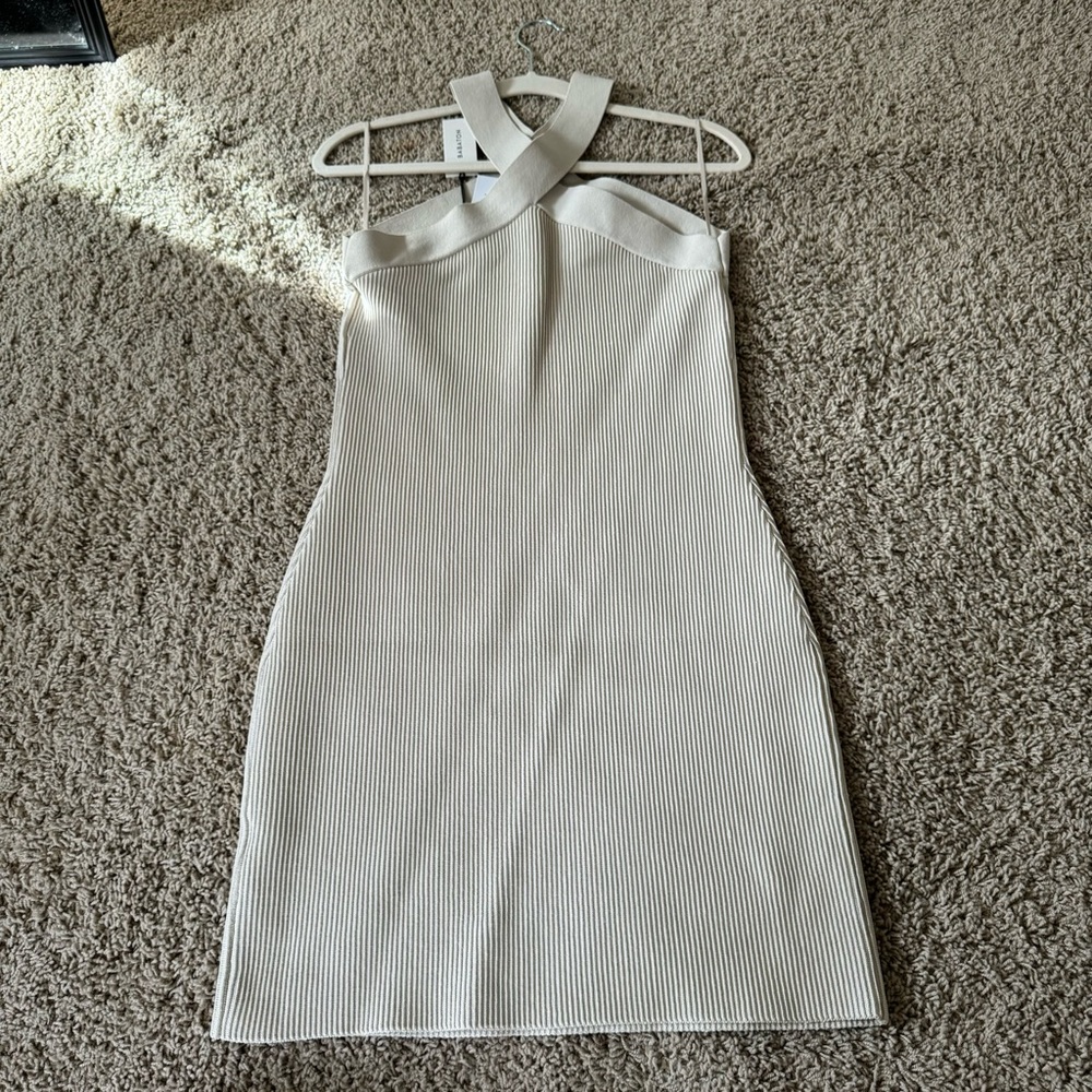 Aritzia NWT Sculpt Knit Criss Cross Dress, Size Large